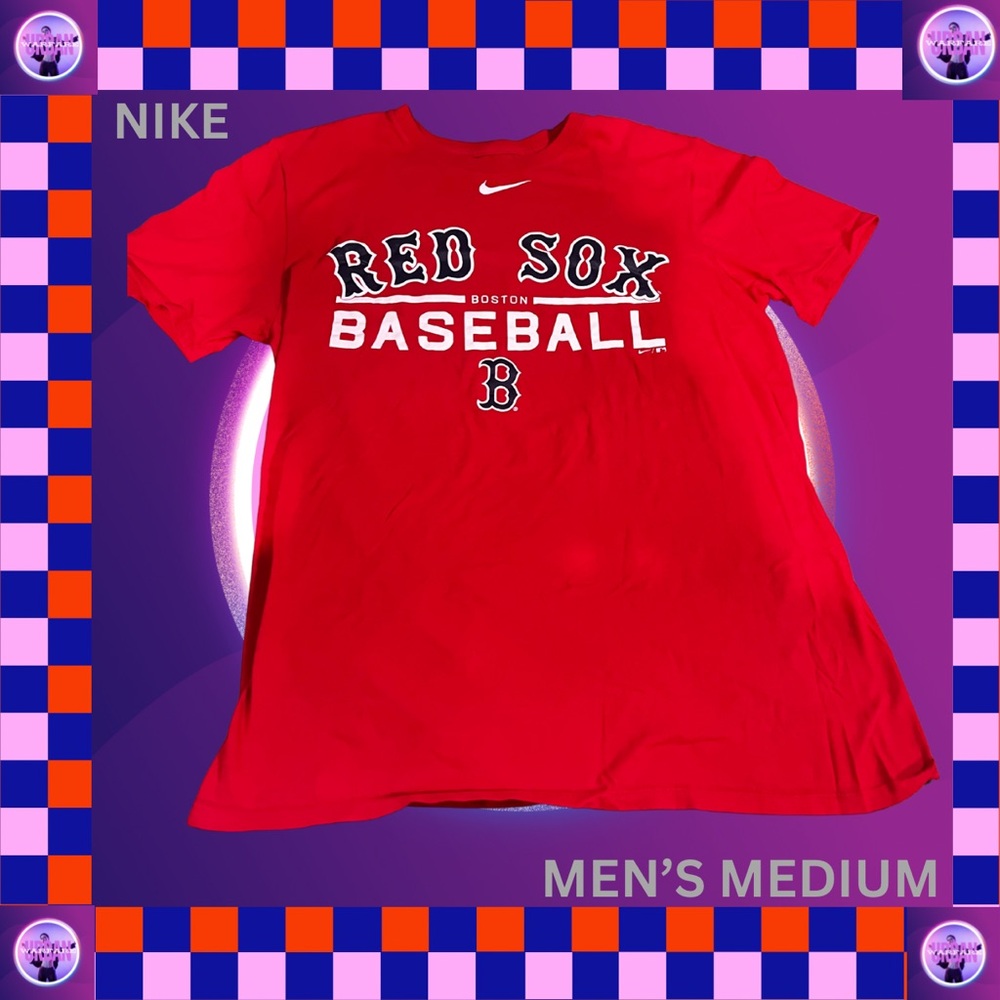 Nike Red Men's Red Sox Baseball Shirt
